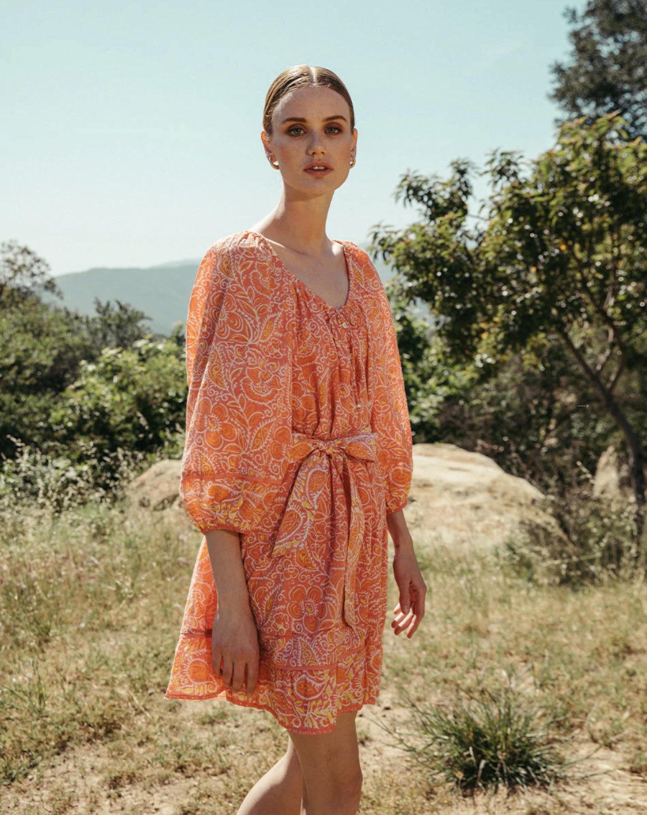 GRACE BLOSSOM MINI DRESS