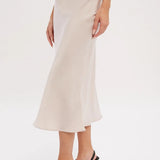 SATIN MIDI SKIRT (Additional Colors)