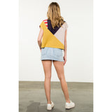 PATTERN KNIT VEST
