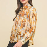 FRENCH SCENIC PRINT TOP (additional colors)