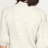 COZY KNIT PUFF SLV SWEATER