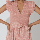 RITA FLORAL ANKLE DRESS