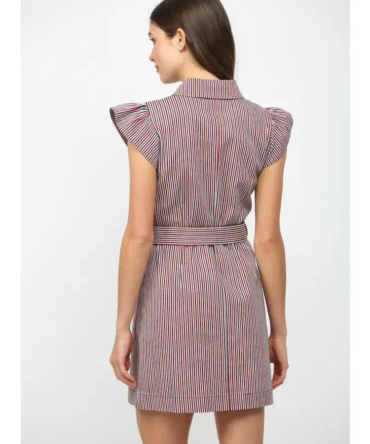 ELLA BUTTON DOWN MINI DRESS