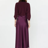 3/4 SLV MIXED MEDIA DRESS