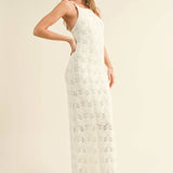 CROCHET KNITTED LONG DRESS