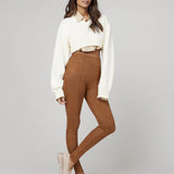 FAUX SUEDE LEGGING