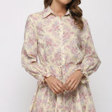 FLARE SKIRT SHIRT DRESS