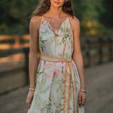 HALTER NECK MIDI DRESS