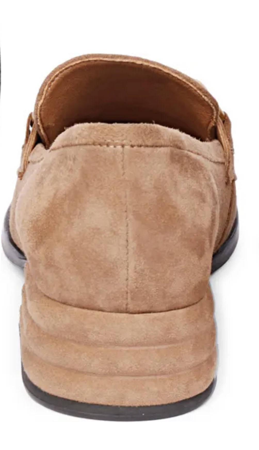 SUEDE LOAFER PUMP