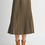 OUR FAVORITE PLEATED MIDI SKIRT