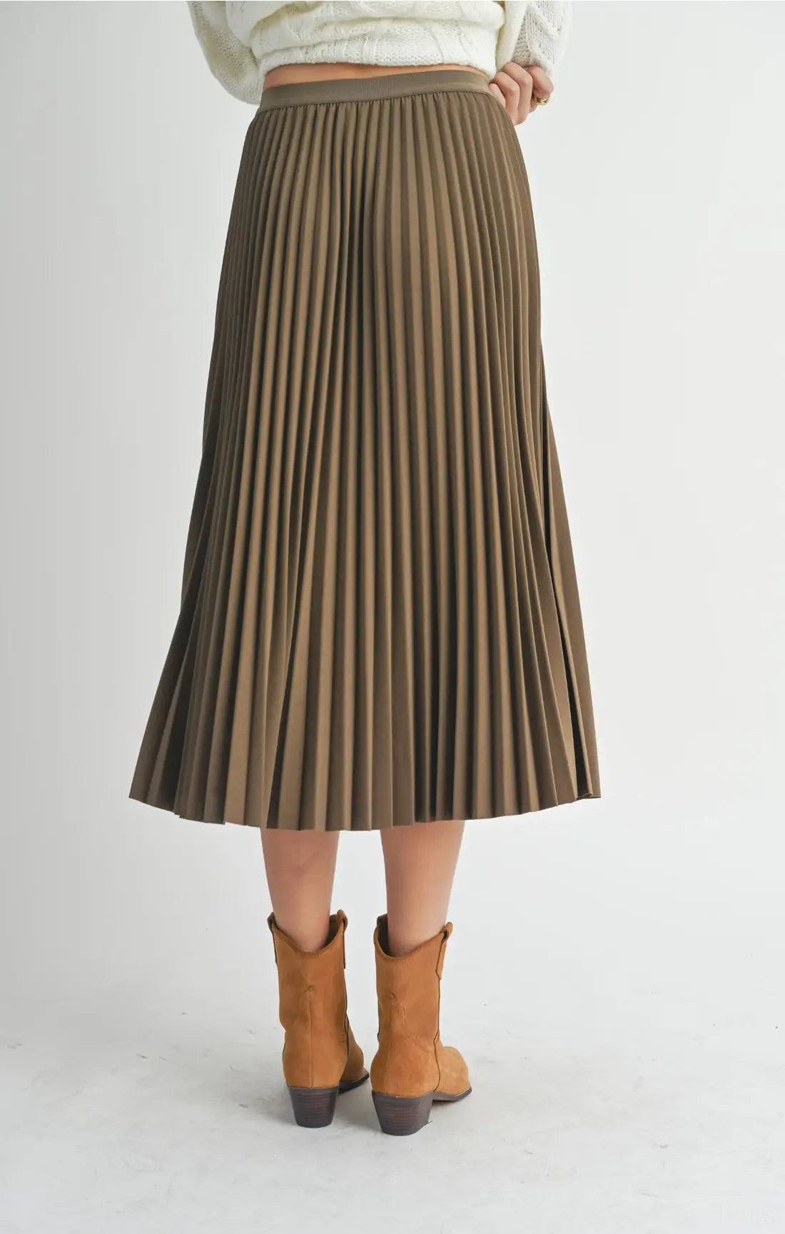 OUR FAVORITE PLEATED MIDI SKIRT