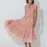 RITA FLORAL ANKLE DRESS