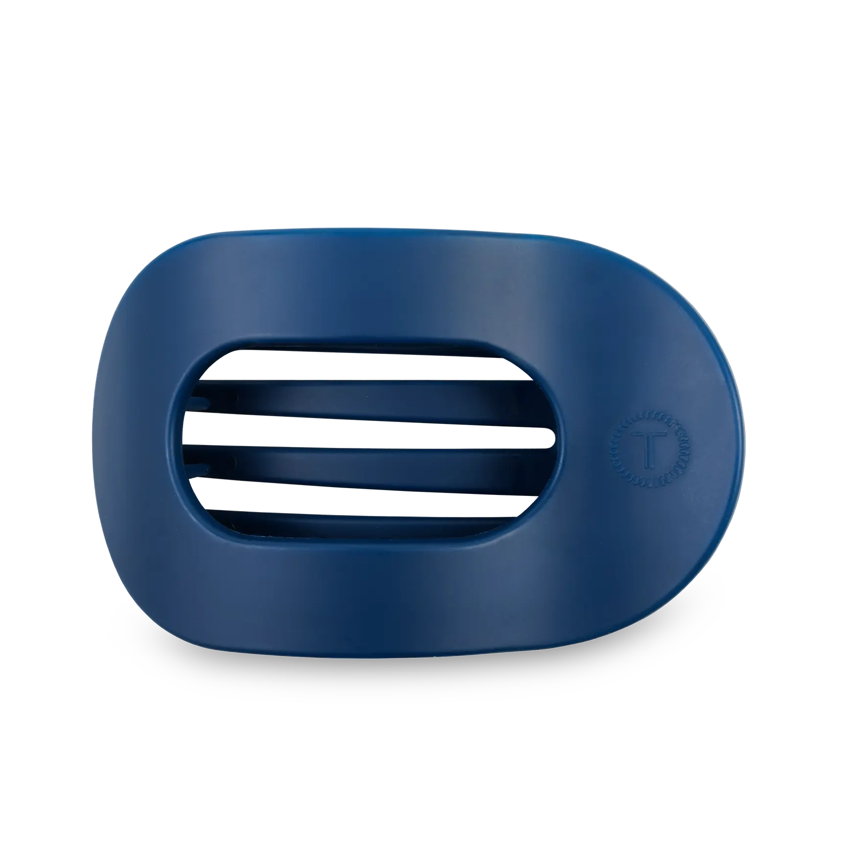 ROUND FLAT HAIR CLIP LARGE- MIDNIGHT RAIN