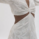 CELESTE CUT OUT MIDI DRESS