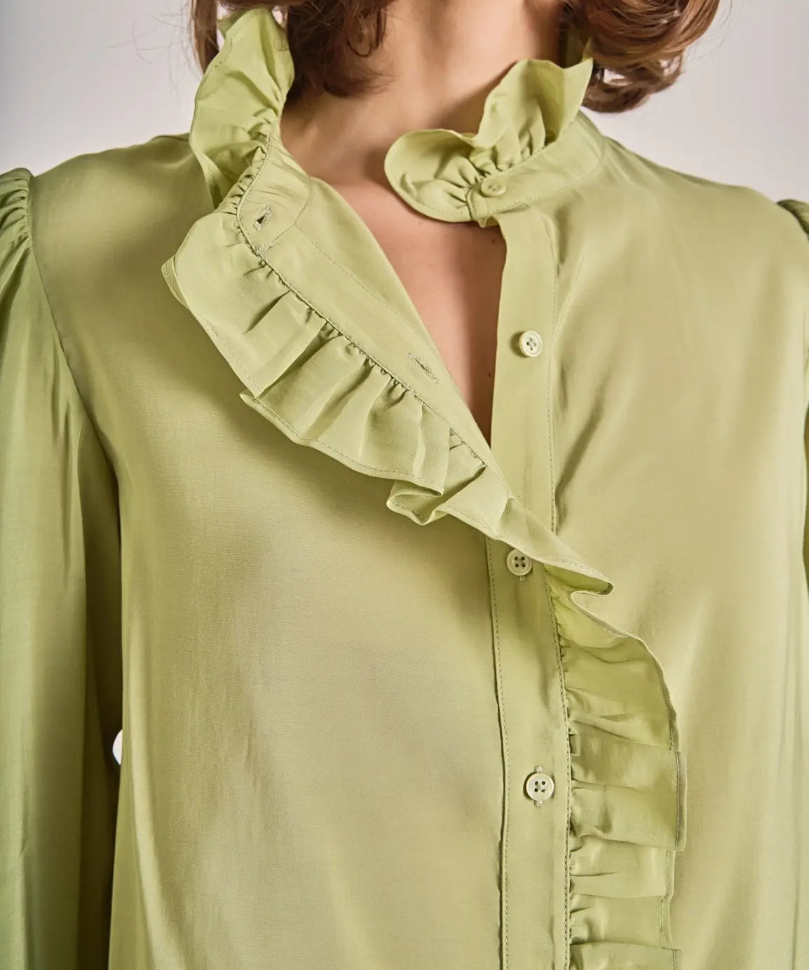 SKYE RUFFLE BLOUSE