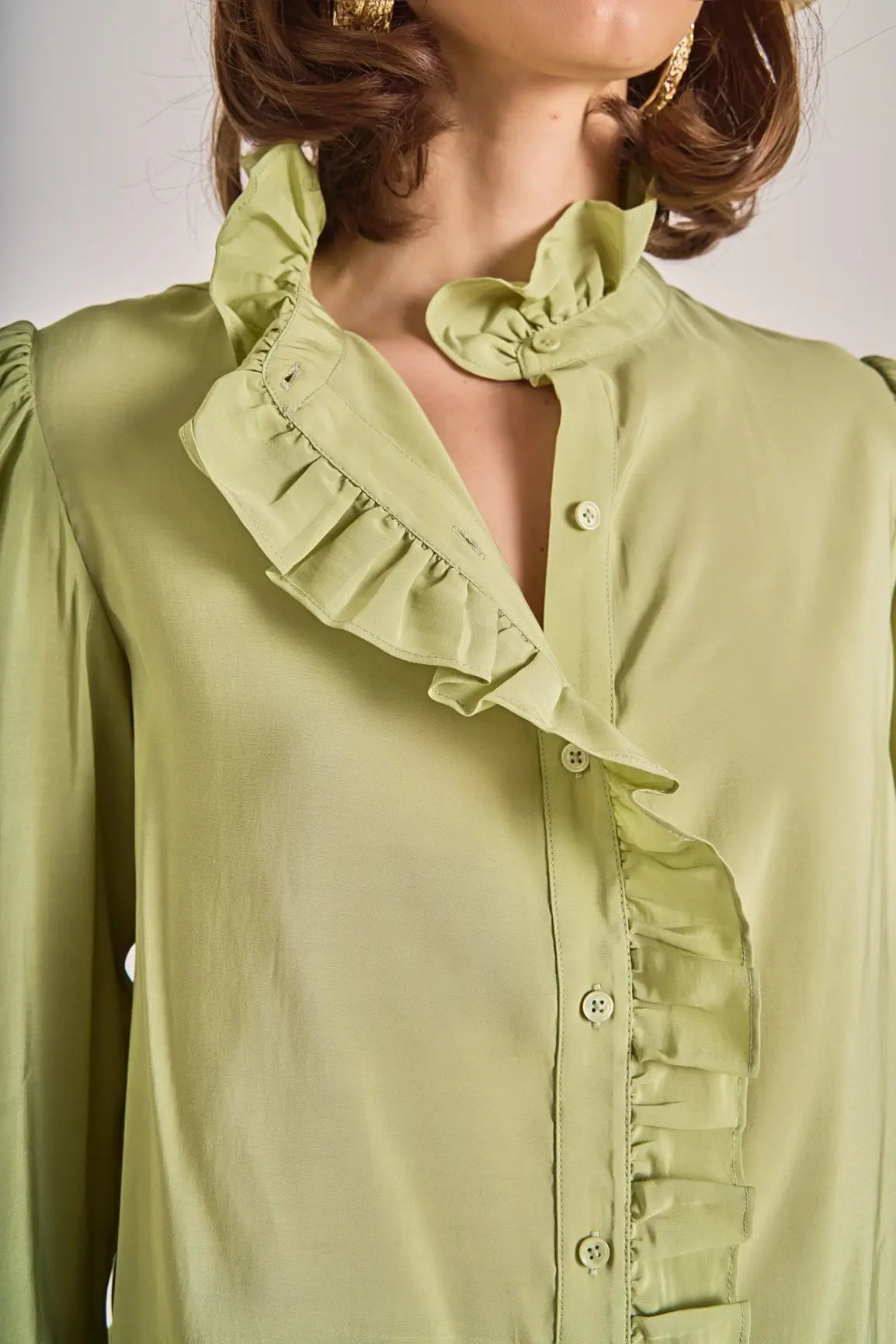 SKYE RUFFLE BLOUSE