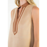 Sleeveless Suede Dress