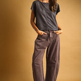 Suede Crop Top