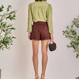 SKYE RUFFLE BLOUSE