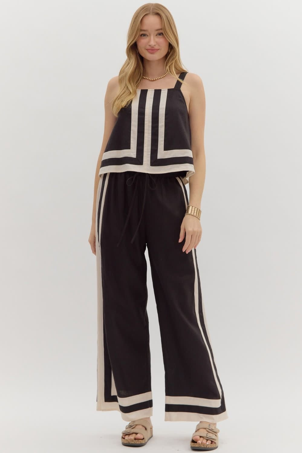 LINEN PANT SET