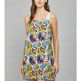 LOBSTER PRINT MINI DRESS