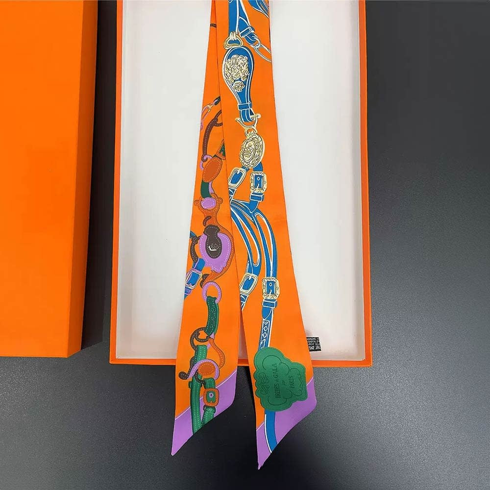 EQUESTRIAN SILKY TWILLY SCARF (multiple colors)