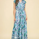 FLORAL TIERED MAXI DRESS