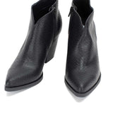 TEXTURED V FRONT BOOTIE