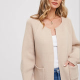 OPEN FRONT SWEATER JACKET