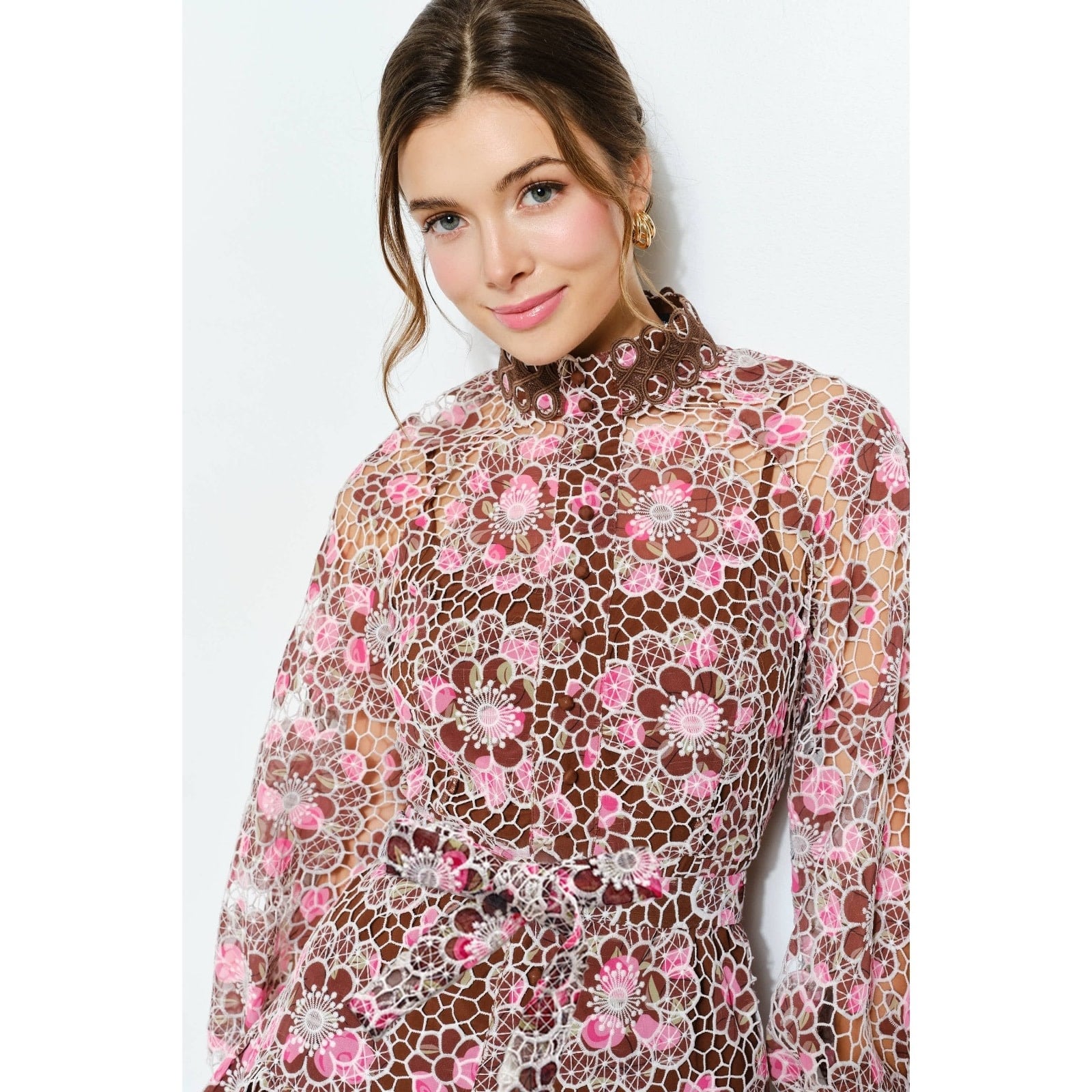 CHOCOLATE ORCHID MINI DRESS