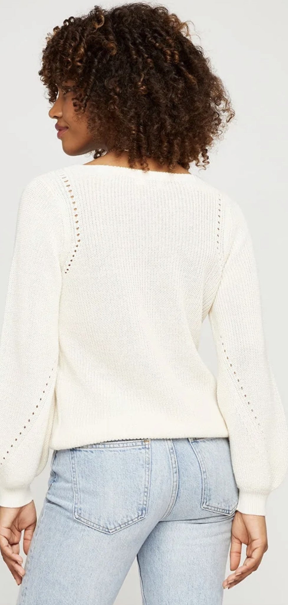 HAILEY V NECK SWEATER