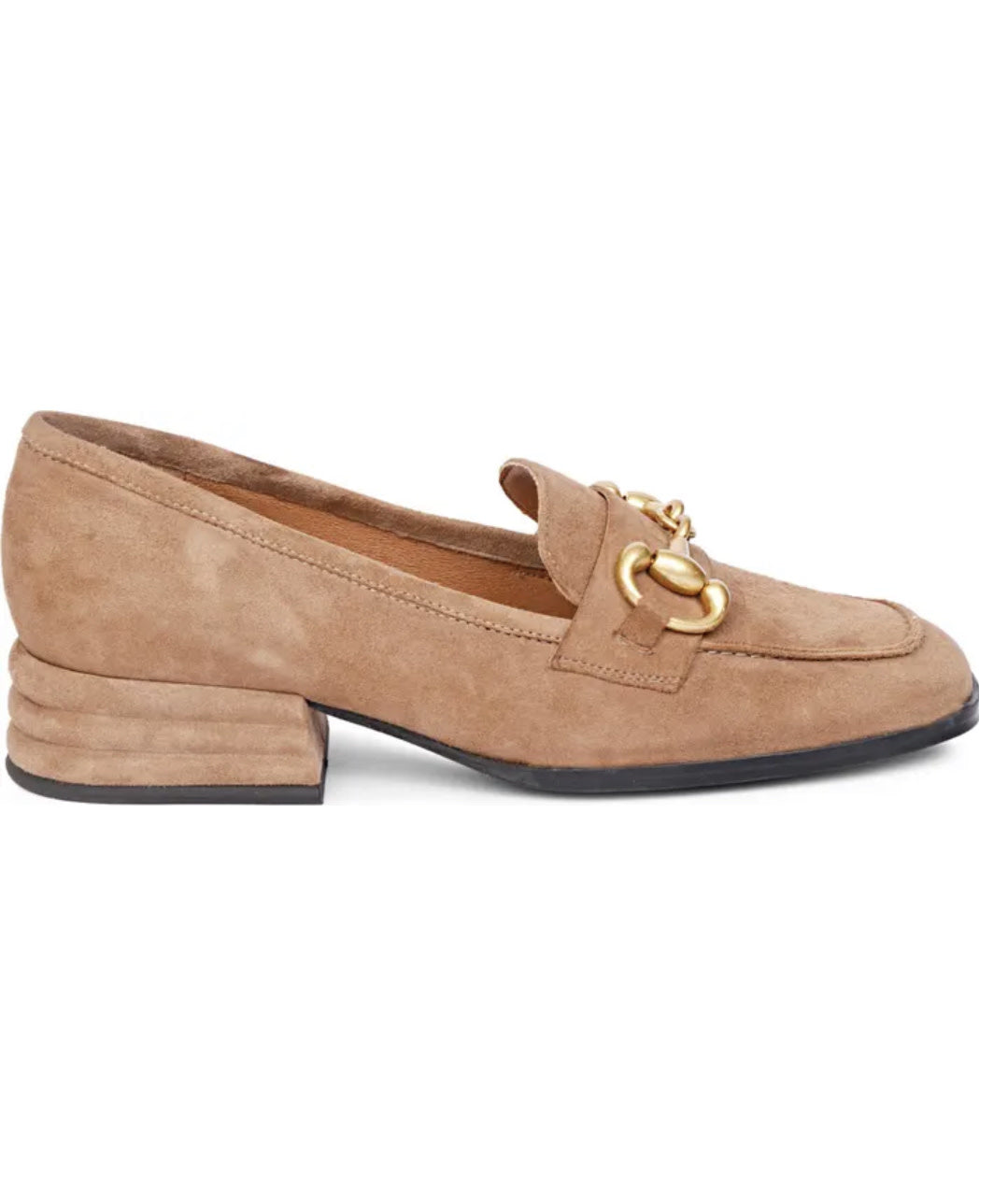 SUEDE LOAFER PUMP