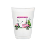 6 PACK OF FROSTED CUPS - GOLF CART