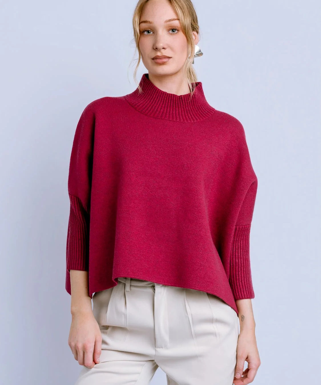 AJA Mock Neck Sweater