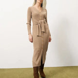 MARGAUX RIBBED SWEATER DRESS