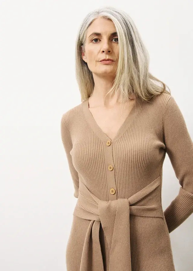 MARGAUX RIBBED SWEATER DRESS