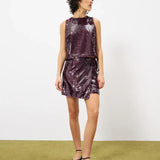SEQUIN SLEEVELESS TOP