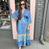FRINGE DETAIL MAXI DRESS