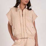 COMFY COTTON ZIPPER VEST