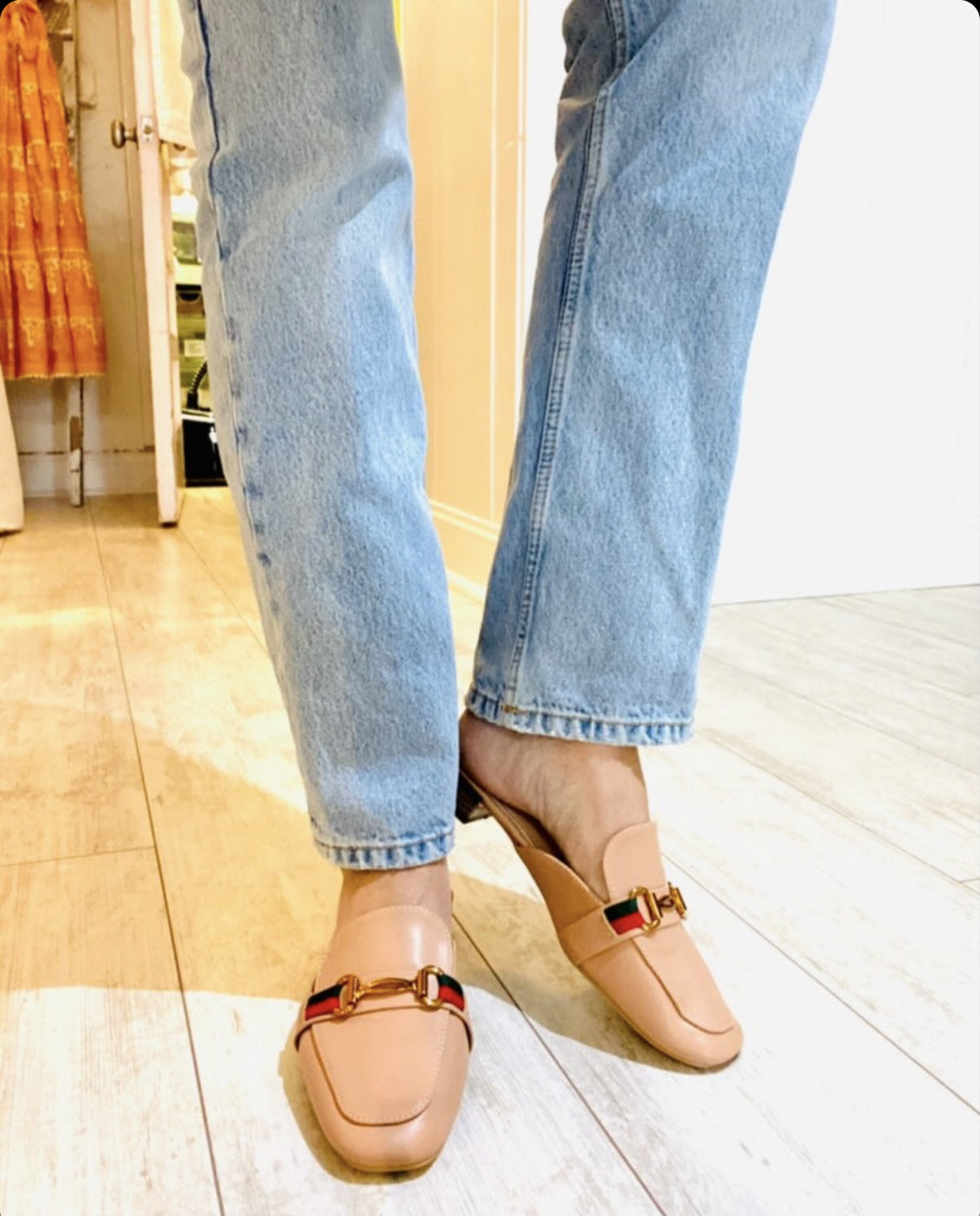 MULE STYLE GG LOAFERS