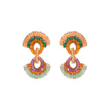 HANNAH EARRING PINK ORANGE