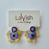 LIA MINI EARRING BLUE