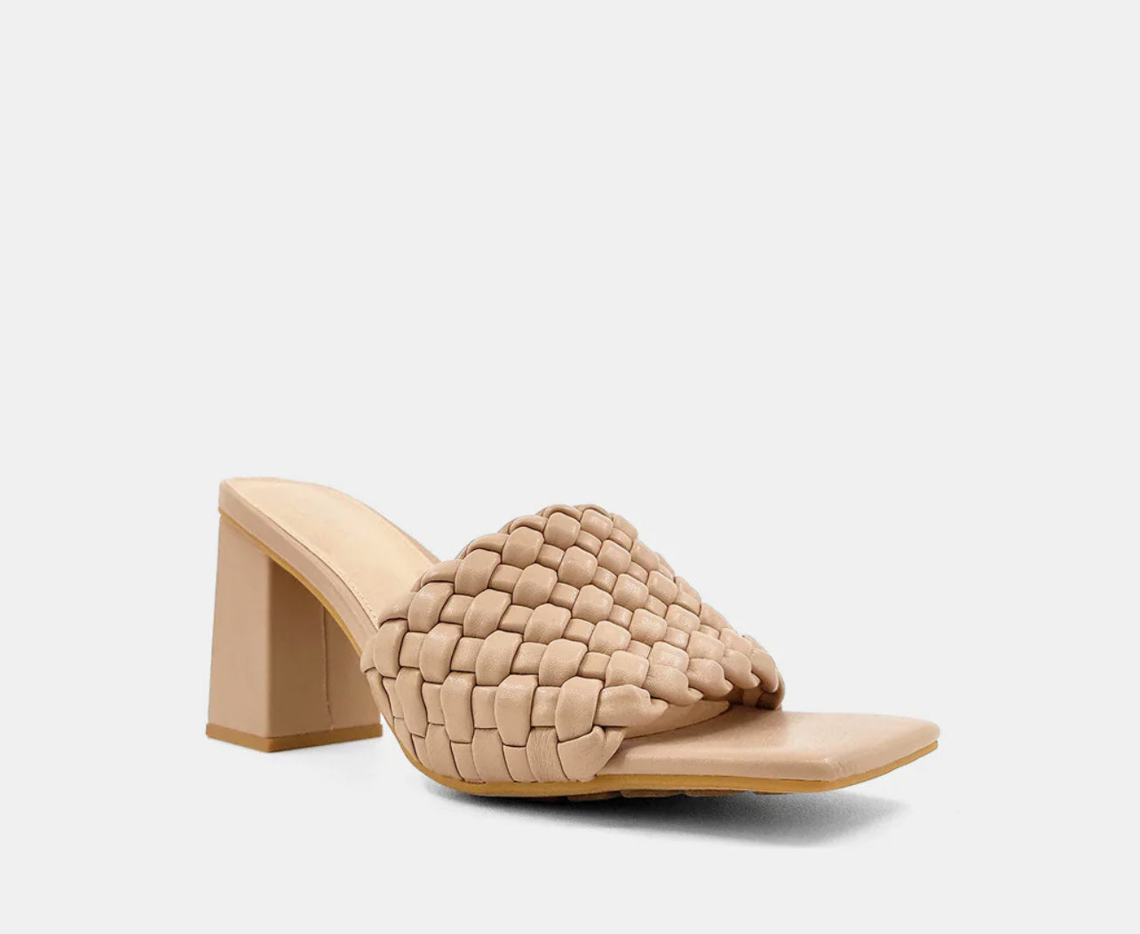 FEDORA WOVEN STRAP HEEL