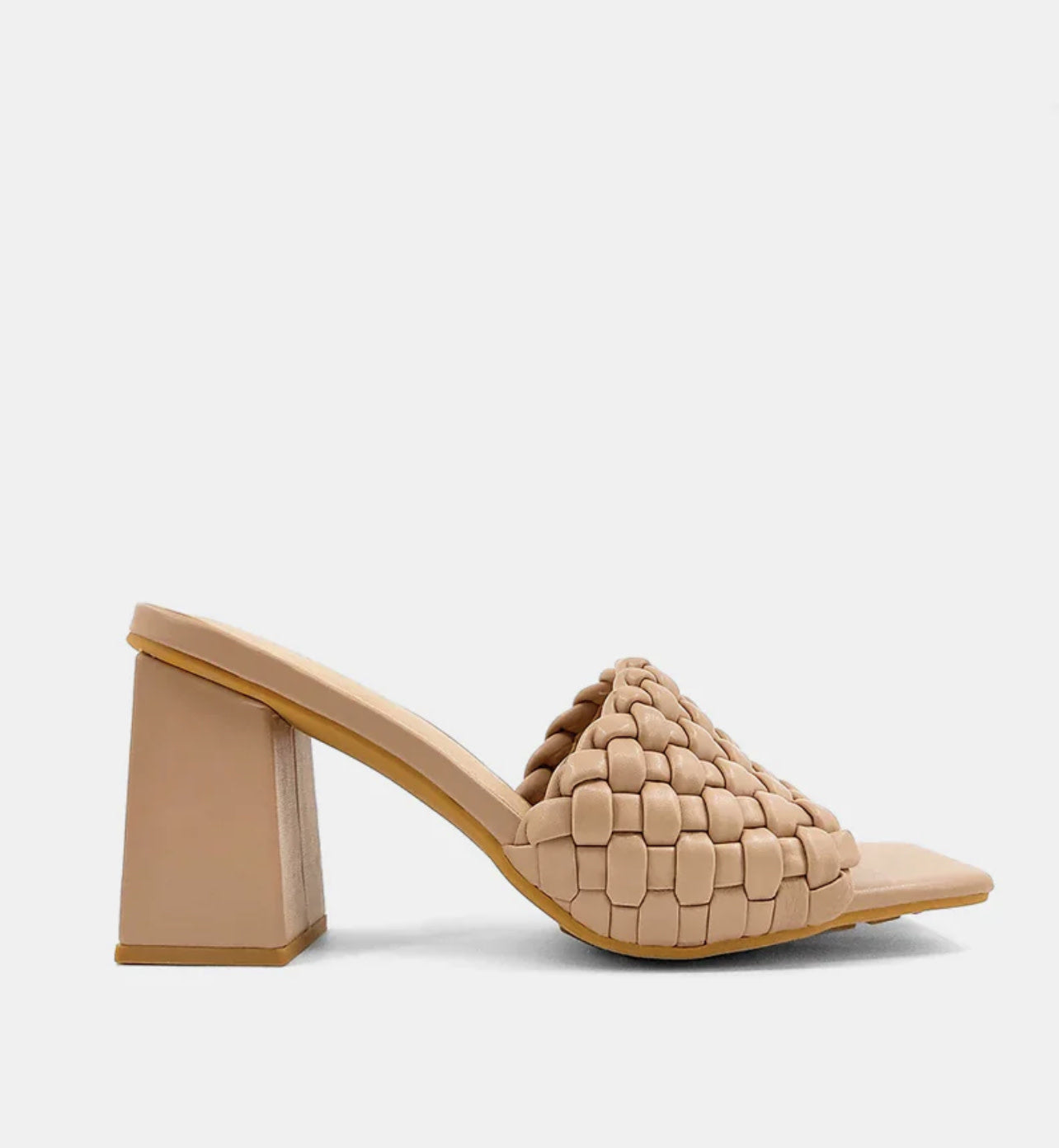 FEDORA WOVEN STRAP HEEL