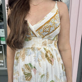 JENNY LEAF MINI DRESS