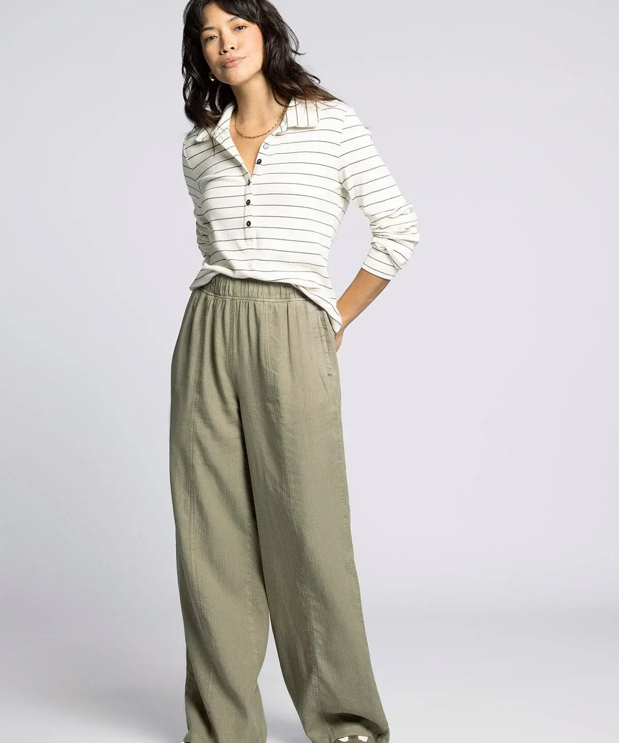 LUCY STRIPED BLOUSE
