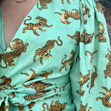 MONICA TIGER MAXI DRESS