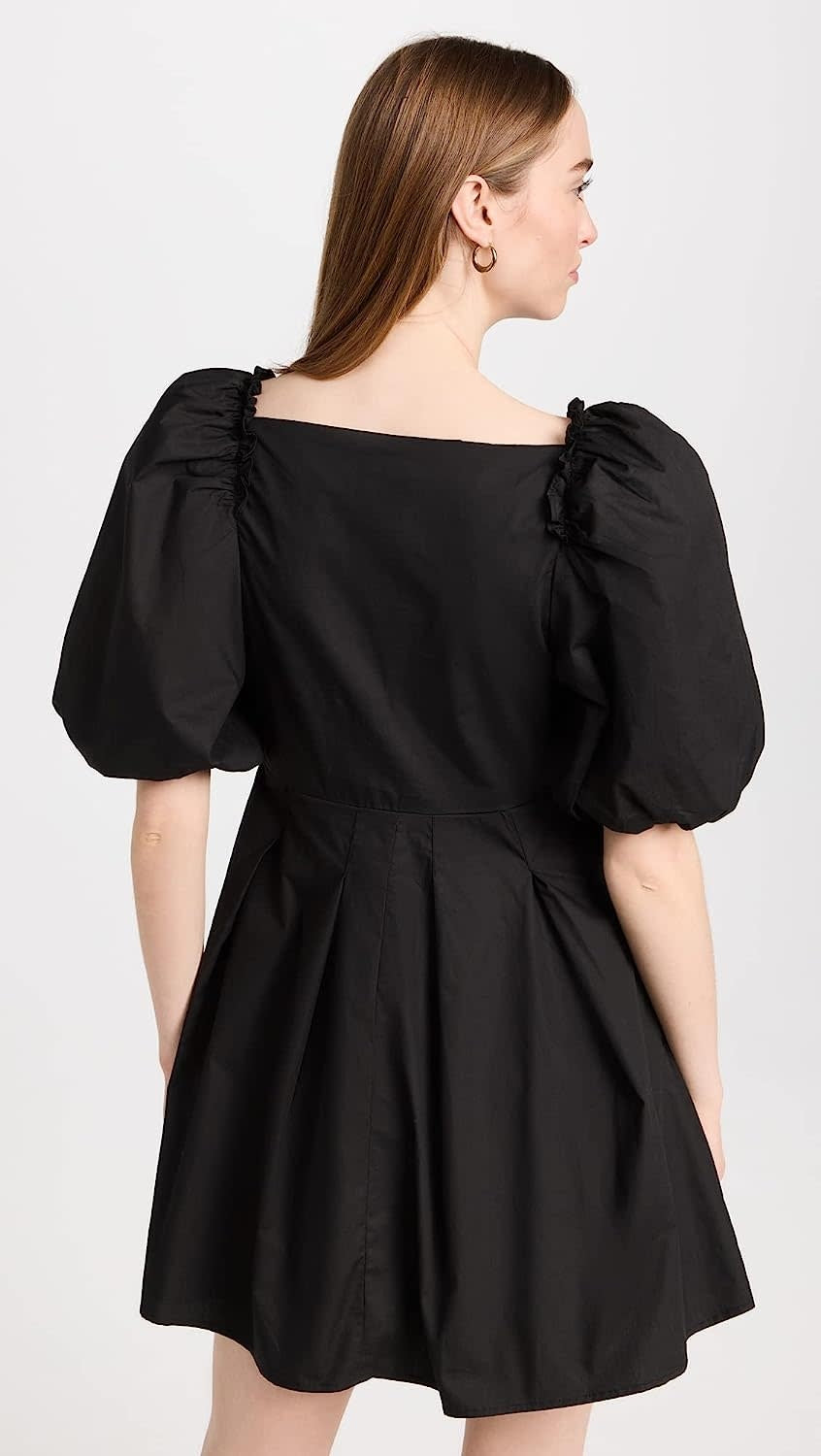 TWISTED BODICE MINI DRESS