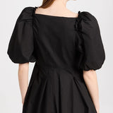 TWISTED BODICE MINI DRESS