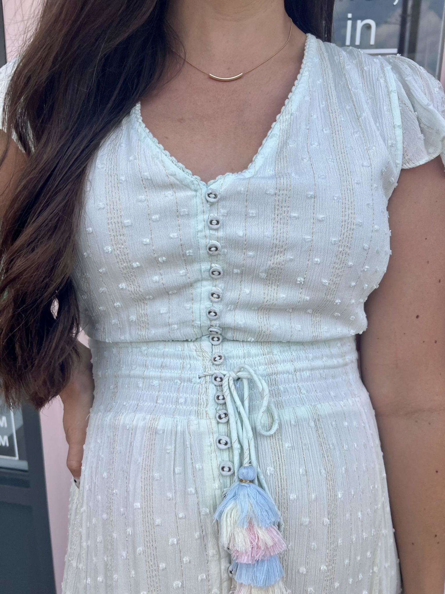 KENZI LUREX OMBRE DRESS